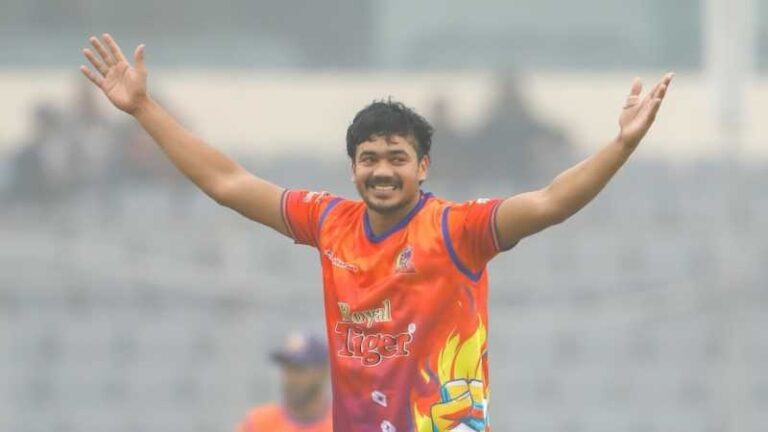 Taskin Ahmed’s Record-Breaking 7-Wicket Haul Shines in BPL Victory