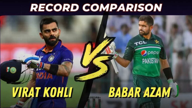 Virat Kohli vs Babar Azam: The Ultimate Stats Comparison of Cricket Legends
