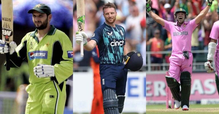 Top 10 Fastest Centuries in ODI Cricket History – Record-Breaking Innings!