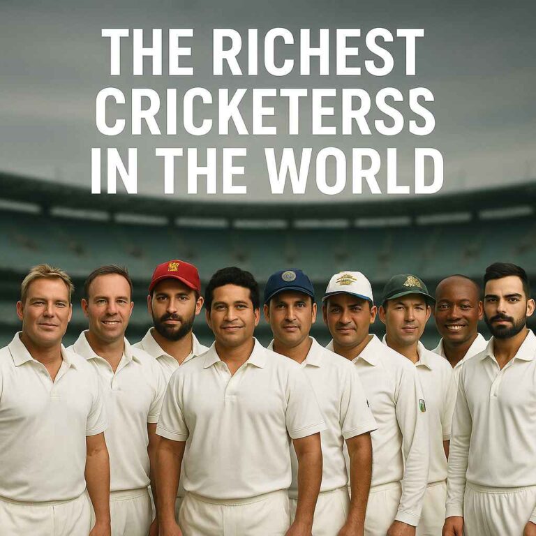Top 10 Richest Cricketers in the World in 2025: Legends Who Turned Runs into Riches