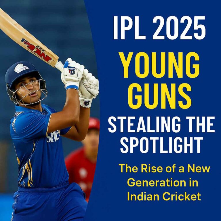 IPL 2025: Young Guns Stealing the Spotlight – The Rise of a New Generation in Indian Cricket