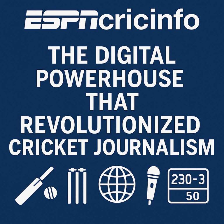 Inside ESPN Cricinfo: The Digital Powerhouse That Revolutionized Cricket Journalism