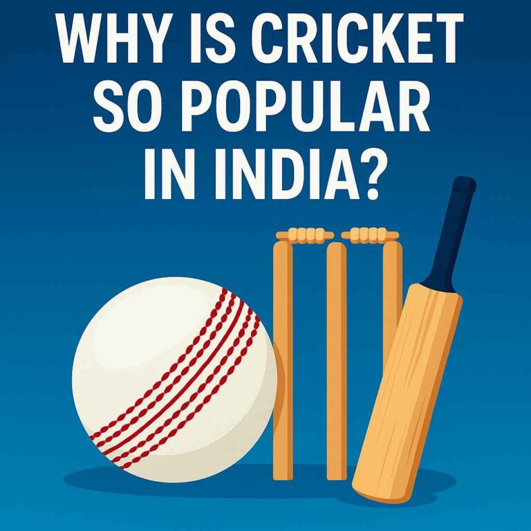 Why is cricket so popular in India?