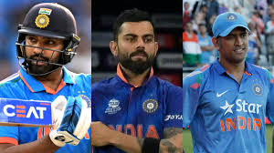 Sachin Tendulkar, Kapil Dev, MS Dhoni, and Virat Kohli